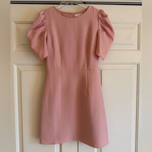 TCEC Pink Puff Sleeve Dress